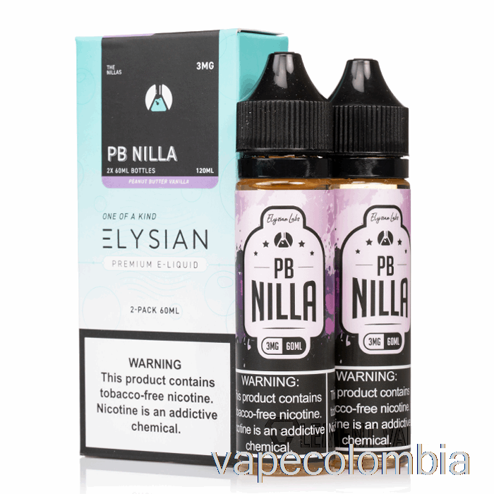 Vape Desechable Pb Nilla - Elysian Labs - 120ml 6mg